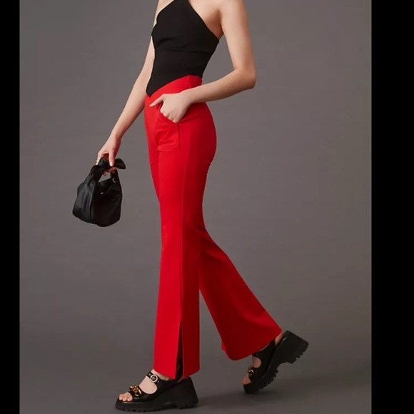 Anthropologie Pants - Anthropologie NWT Maeve The Sabine Pull-On Flare Pants Size S.
